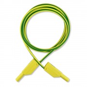 Messleitung grün/gelb mit Lamellenstecker 4mm Zubehör Gesamt