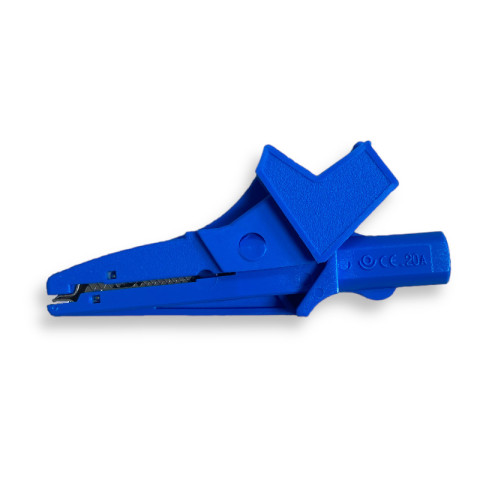 Benning alligator clips 4mm blue (10008302)