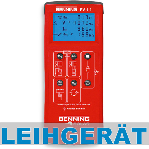 Leihgerät: Benning PV 1-1 (050421)