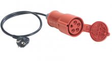 Benning Messadapter 32 A CEE 5-polig - Schukostecker (044123) Zubehör