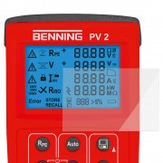 Displayschutz Hybridglas für Benning ST 710/ ST 725/ PV 1-1/ PV 1-1+/ PV 2 (304112) Zubehör Gesamt